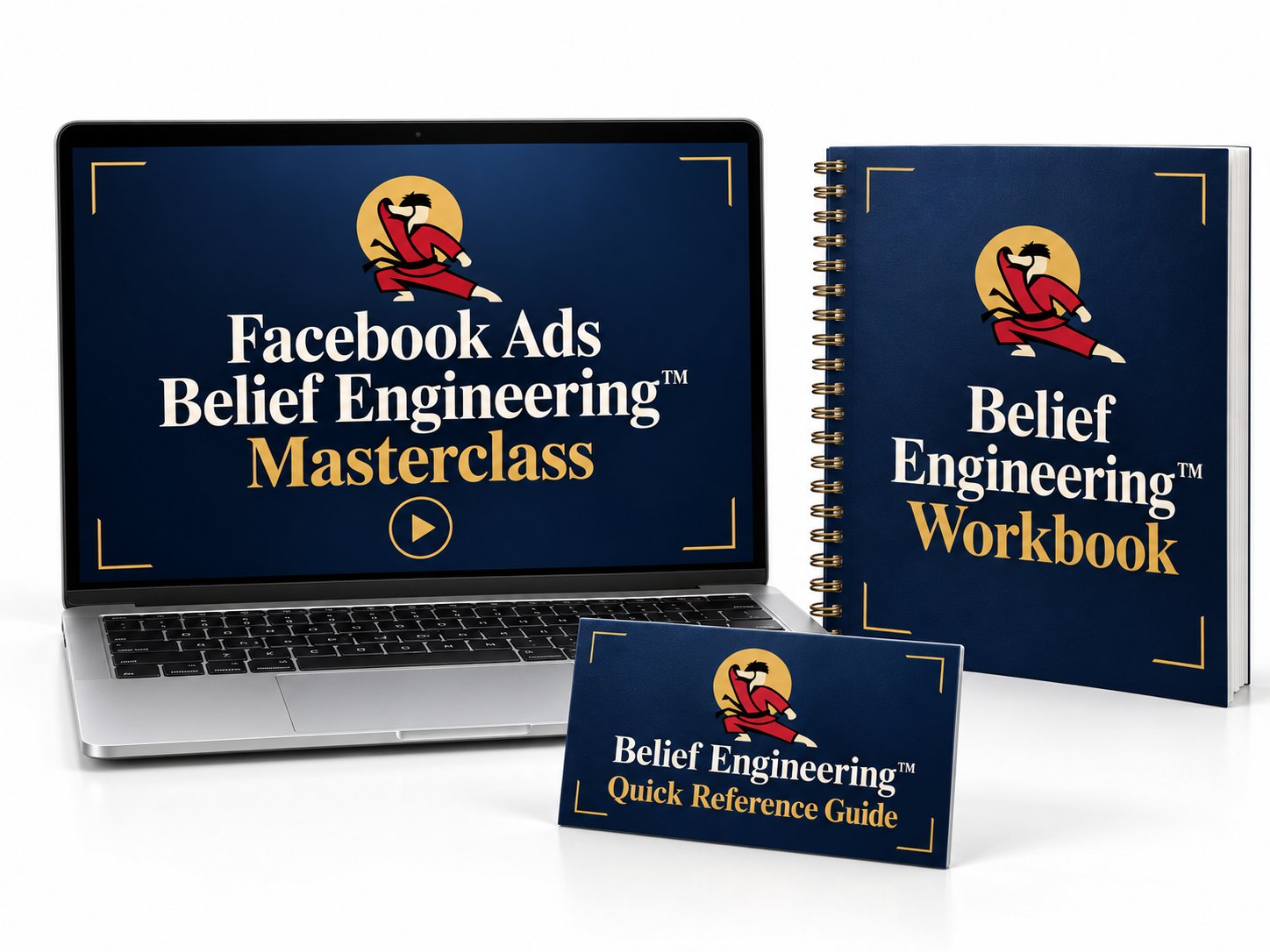 The Facebook Ads Belief Engineering Masterclass: the video, audio, transcript, workbook and Quick Reference Guide