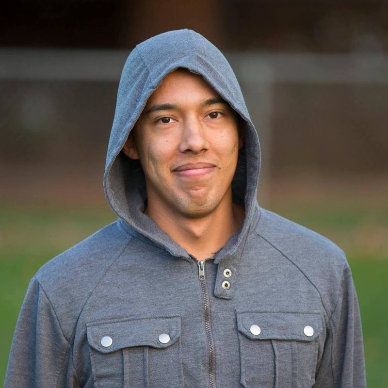 Ben "The Beast" Valen in a grey hoodie, smiling